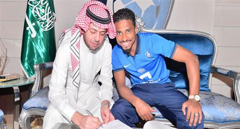 رسمياً .. الشمراني هلالياً حتي 2018